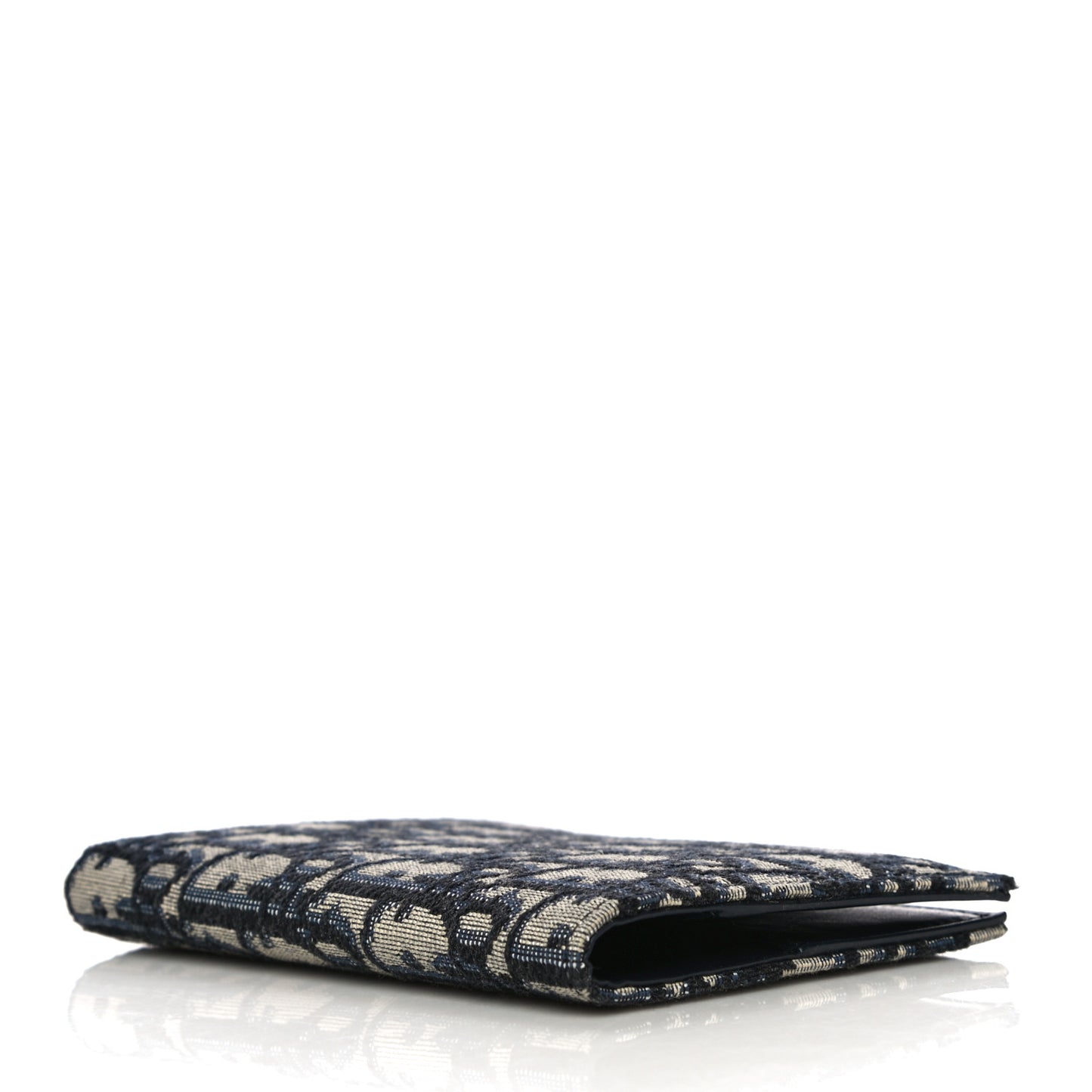 Oblique Bi-Fold Card Holder Blue