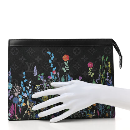 Louis Vuitton Monogram Eclipse Folia Pochette Voyage MM 2 of 6