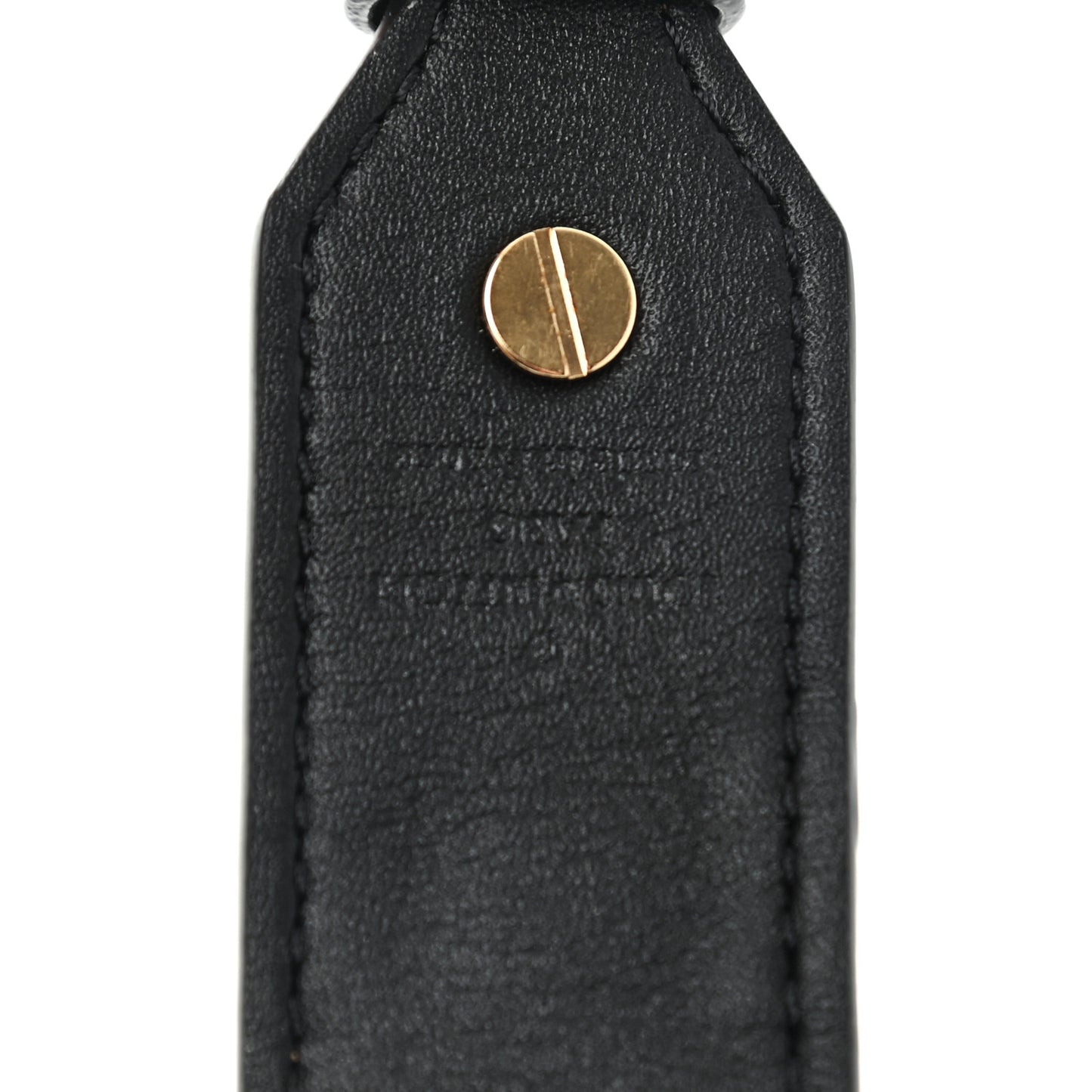 Reverse Monogram Bandouliere Shoulder Strap XL Black