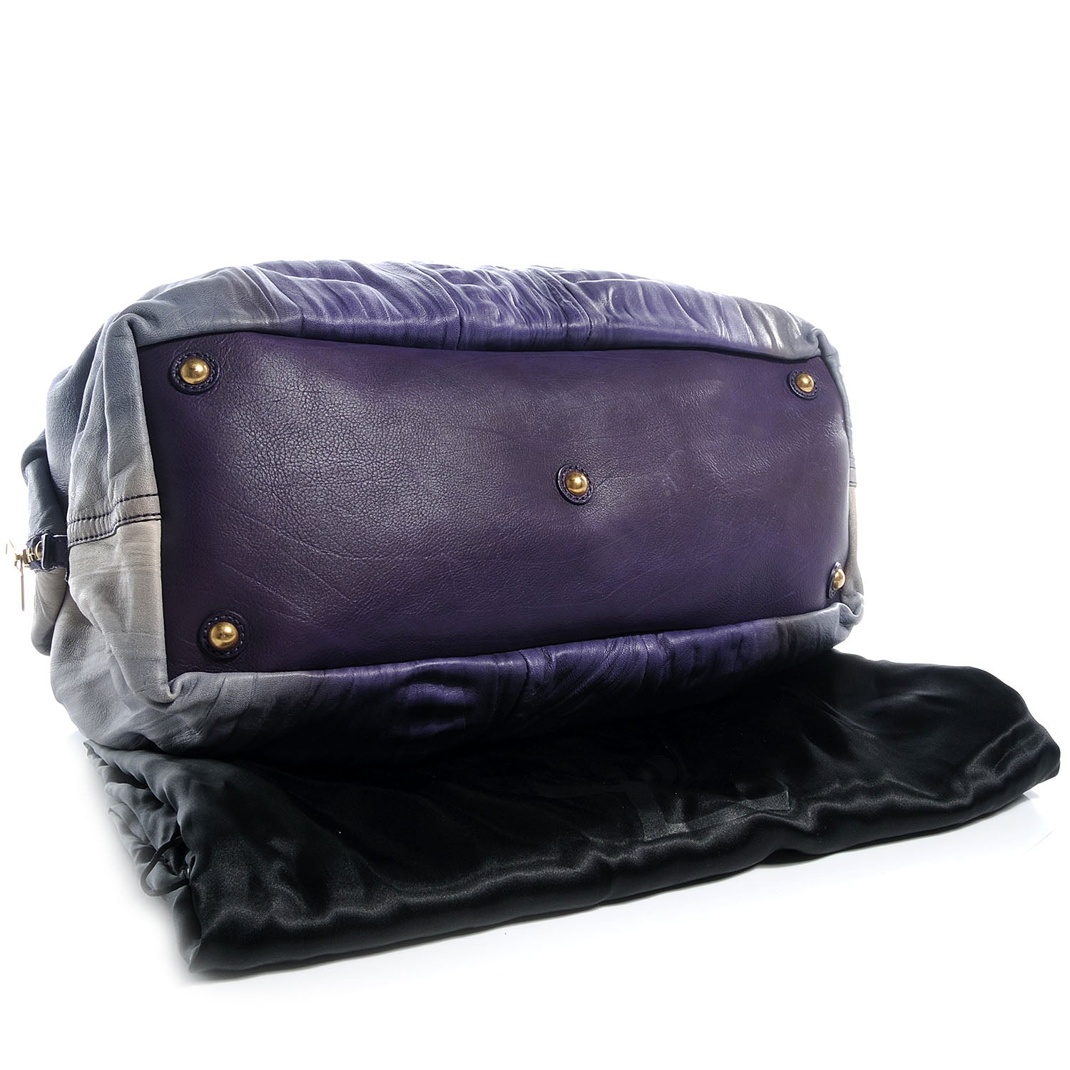 Saint Laurent Leather Ombre Easy Sac Degrade Purple 4 of 9