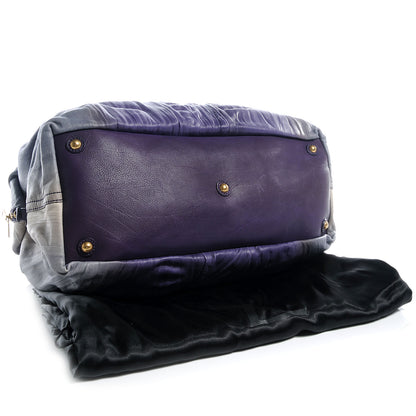 Saint Laurent Leather Ombre Easy Sac Degrade Purple 4 of 9