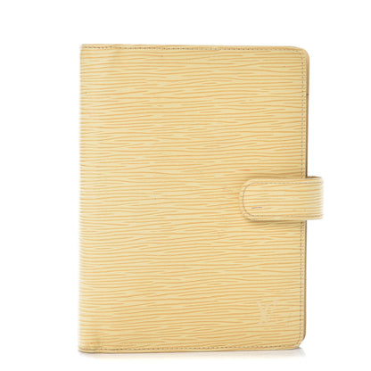 Louis Vuitton Epi Medium Ring Agenda Cover Vanilla 1 of 12
