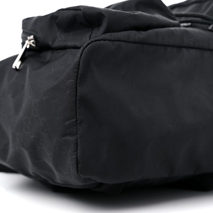 Gucci Nylon Monogram Small Single Buckle Backpack Black 8 of 11