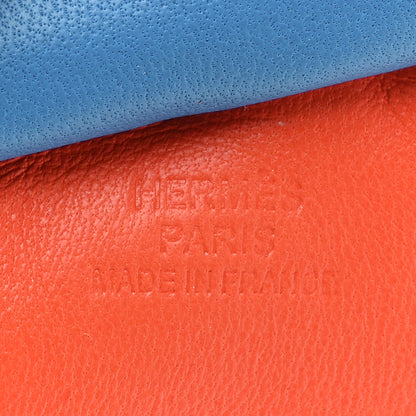 Hermes Milo Lambskin Horse Hair Grigri Rodeo Horse Bag Charm GM Orange Poppy Bleu Zanzibar Rose Azalee 3 of 3