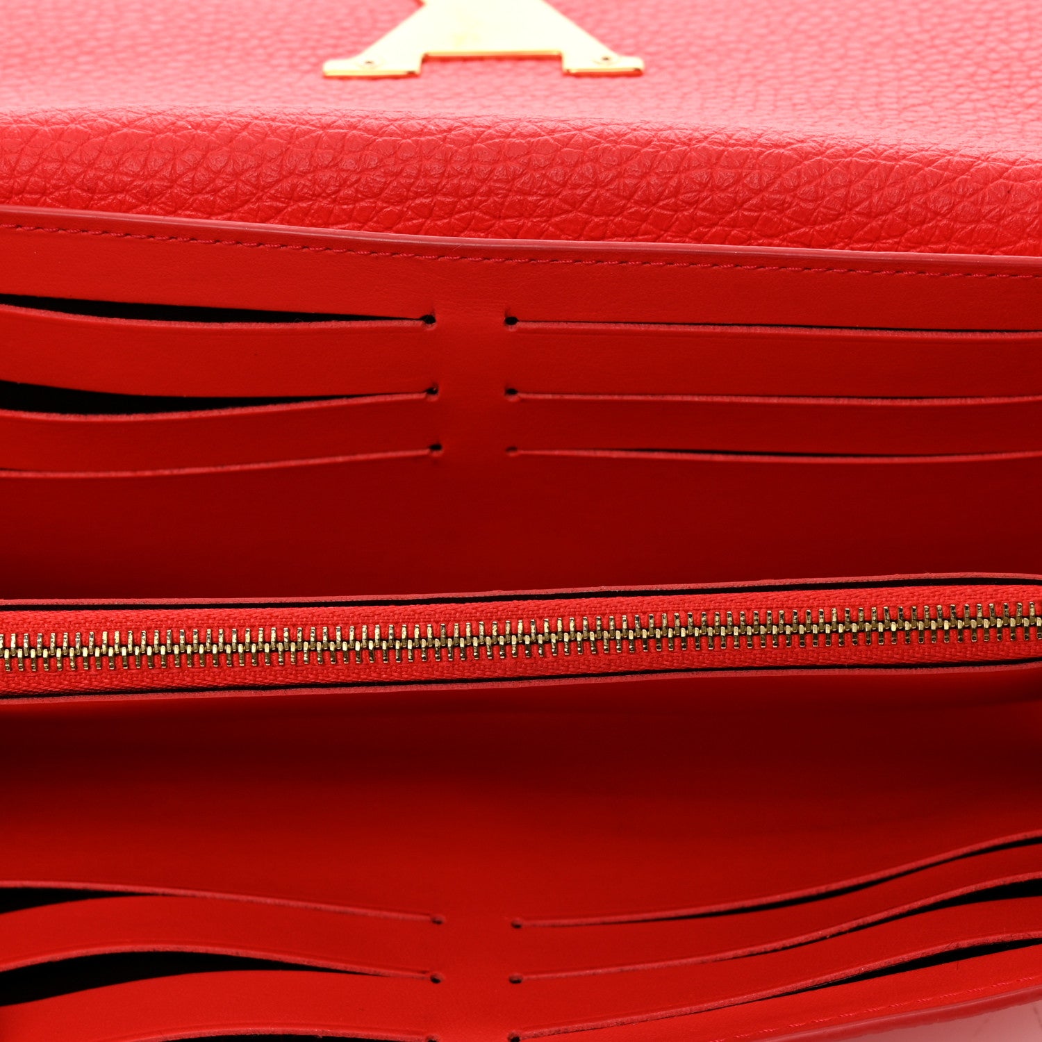 Louis Vuitton Taurillon Capucines Wallet Rubis 5 of 8
