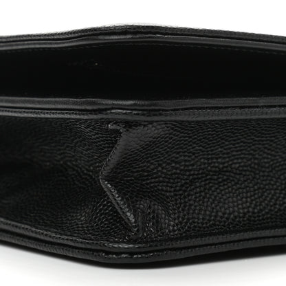 Chanel Caviar Quilted Boy Wallet On Chain WOC Black 10 of 12
