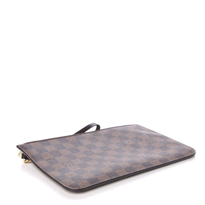 Louis Vuitton Damier Ebene Neverfull MM GM Pochette Rose Ballerine 4 of 8