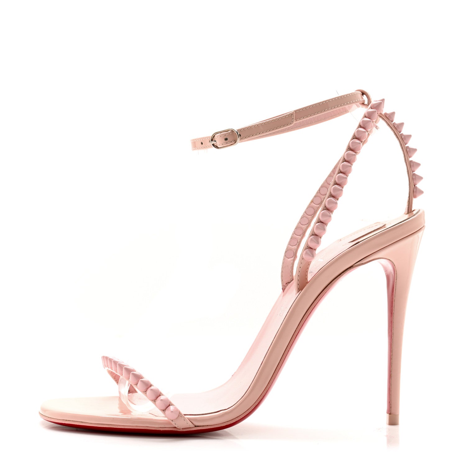 Christian Louboutin Patent So Me 100 Sandals 36.5 Rosy 1 of 11