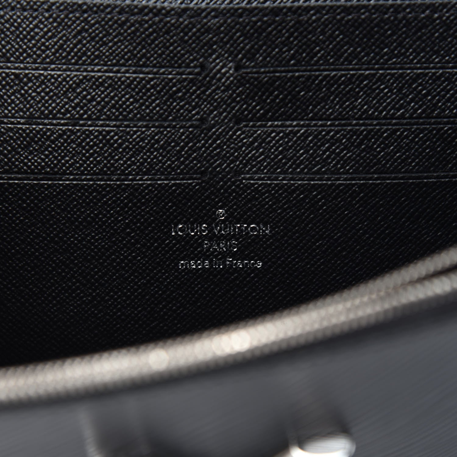 Louis Vuitton Epi LV Stories Twist Chain Wallet Black 8 of 11