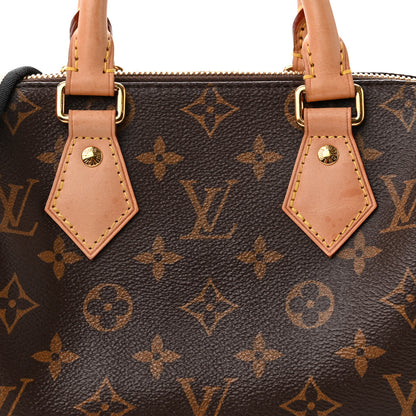 Louis Vuitton Monogram Speedy Bandouliere 20 Black 7 of 11