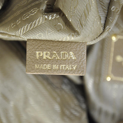 Prada Vitello Daino Shoulder Bag Sughero 9 of 10