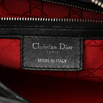 Christian Dior Lambskin Cannage Large Lady Dior Black 6 of 18
