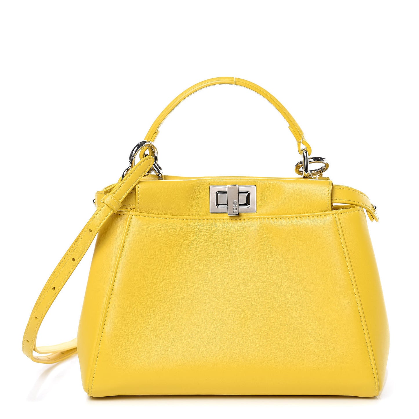 Nappa Mini Peekaboo Iconic Satchel Lime