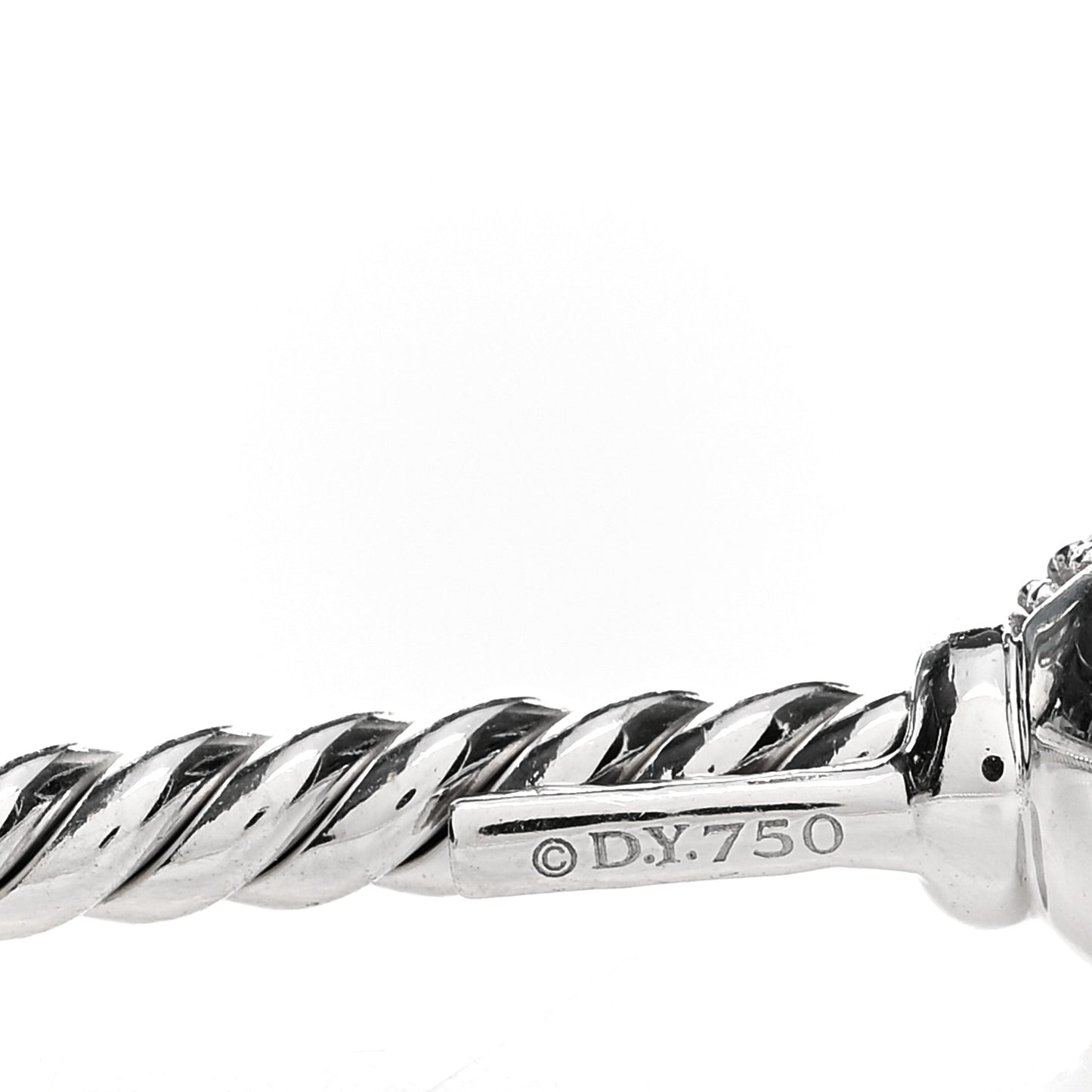 18K White Gold Diamond Petite Solari Bracelet