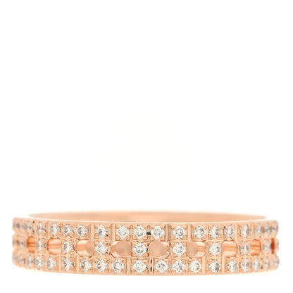 Tiffany 18K Rose Gold Diamond Narrow T True Band Ring 47 4 3 of 5