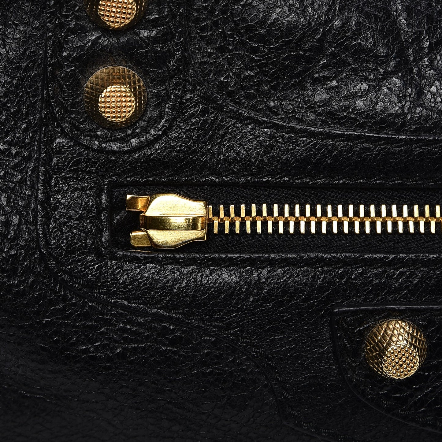 Agneau Giant 12 Gold Hardware City Black