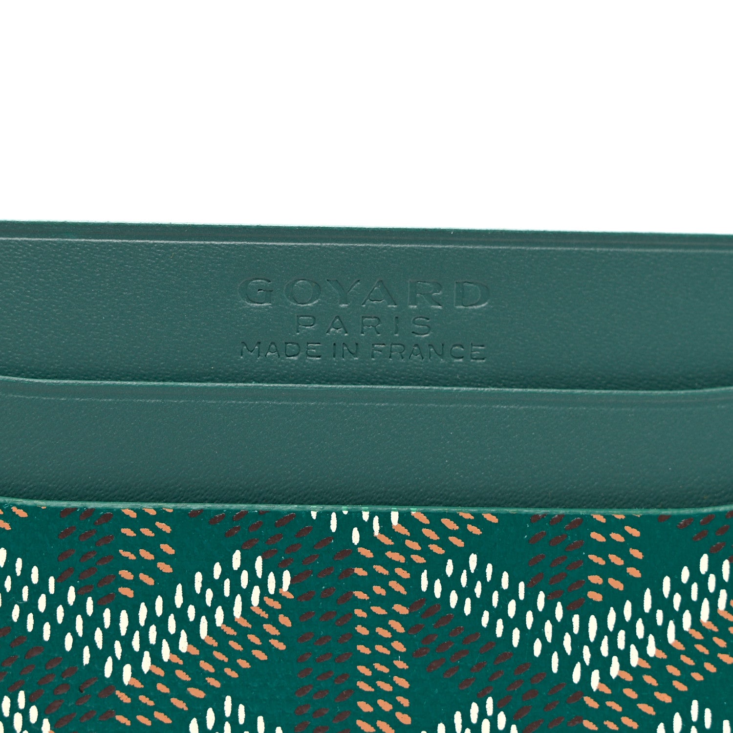 Goyard Goyardine Saint Sulpice Card Holder Green 6 of 6