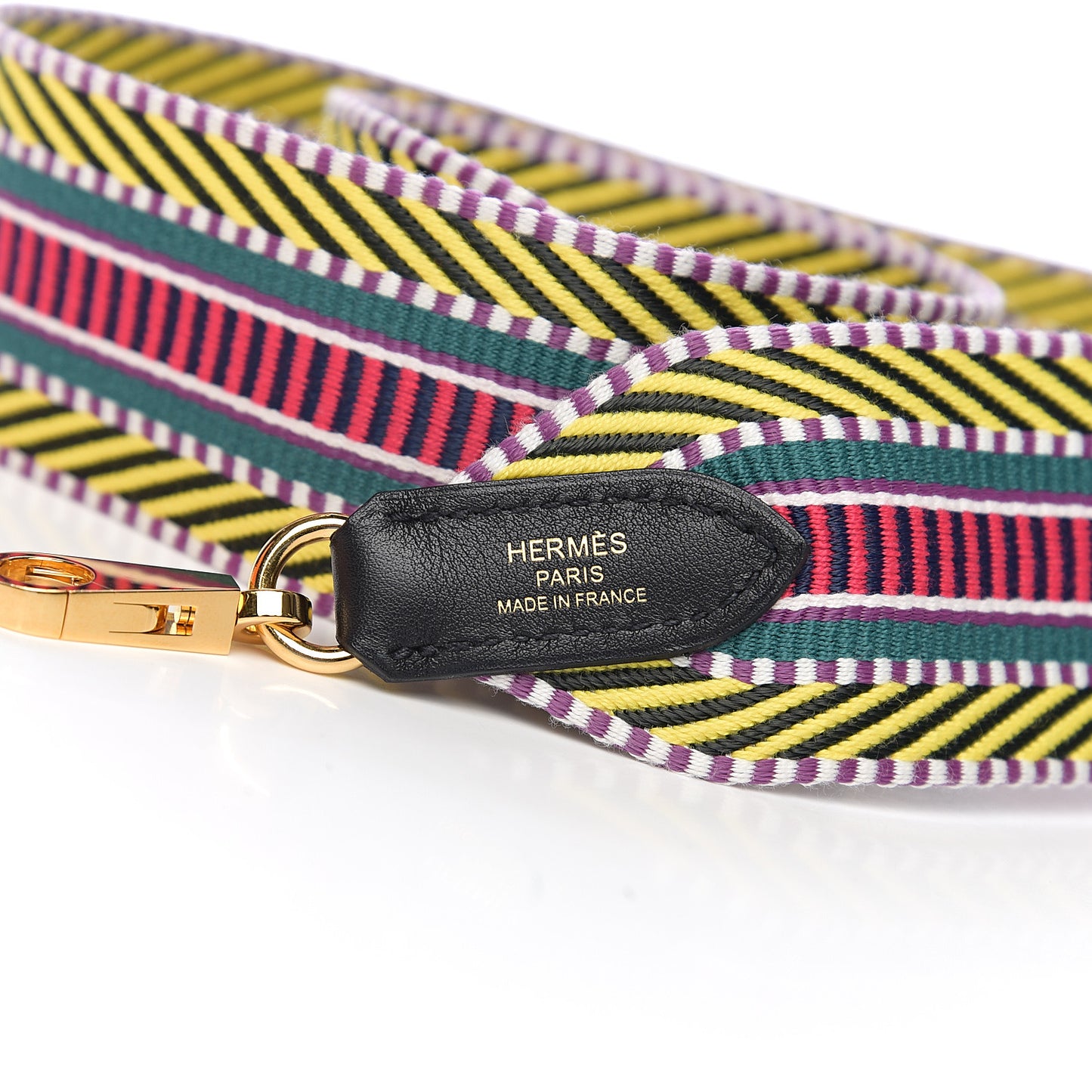 Toile Swift 50mm Sangle Cavale Shoulder Strap Multicolor Black