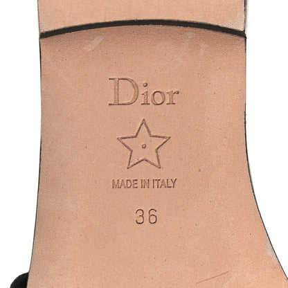 Christian Dior Canvas Toile de Jouy Voyage Embroidered Dway Flat Slide Sandals 36 Purple Multicolor 5 of 8