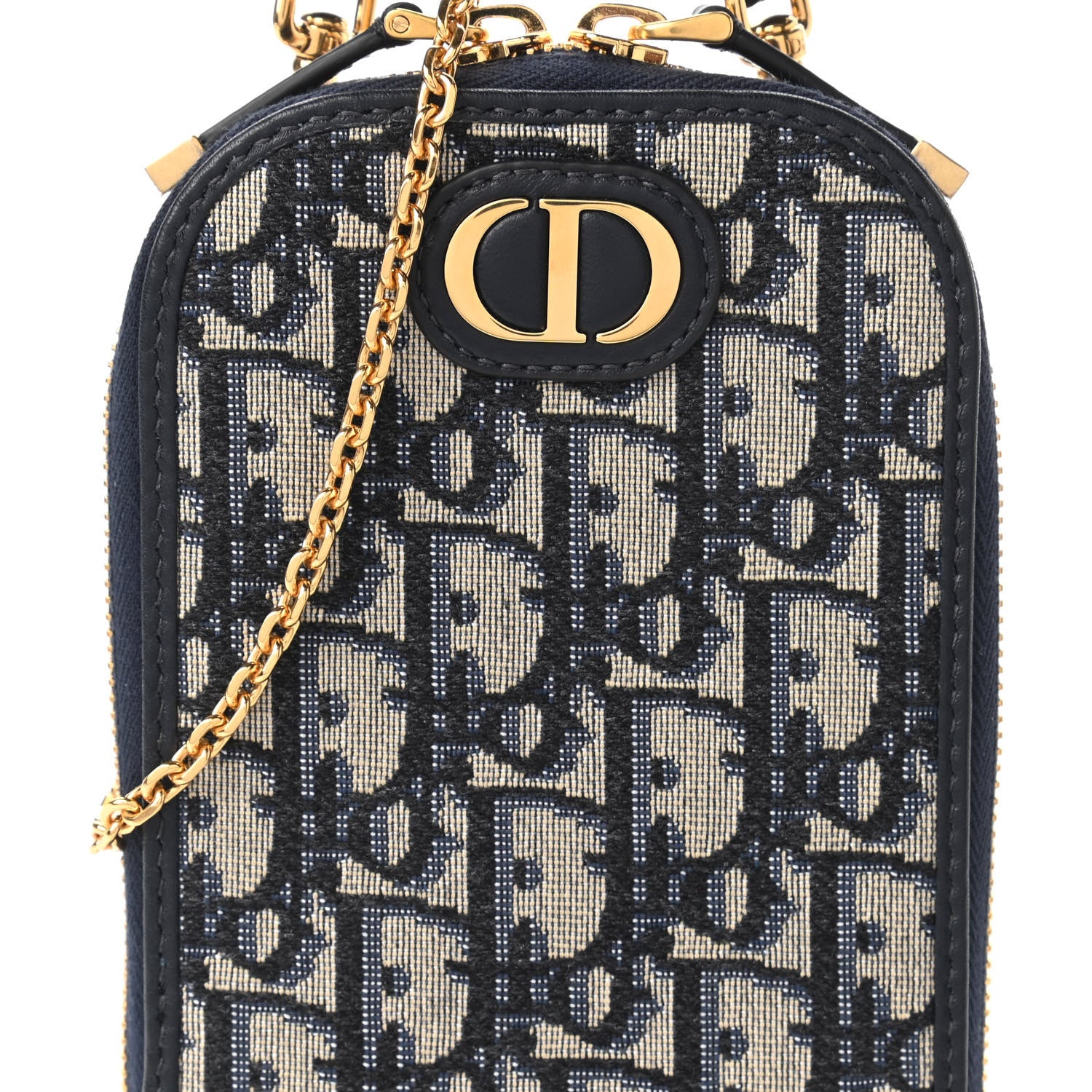 Christian Dior Oblique 30 Montaigne Phone Holder Blue 10 of 11