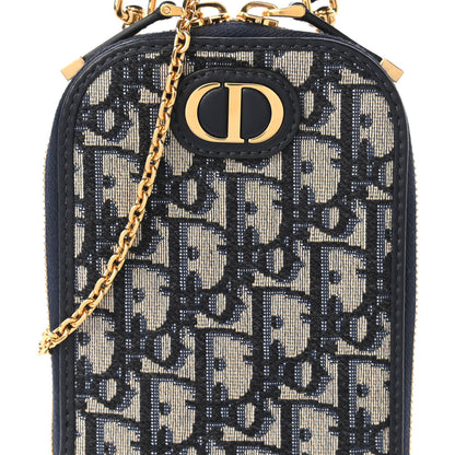 Christian Dior Oblique 30 Montaigne Phone Holder Blue 10 of 11