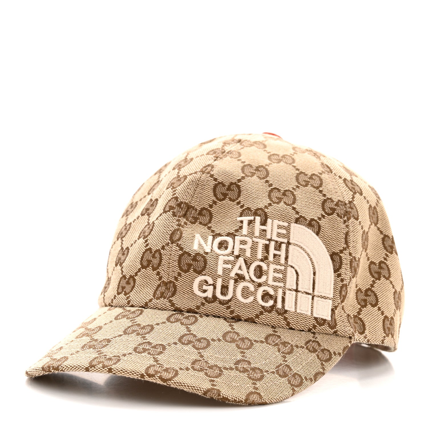 Gucci X THE NORTH FACE Monogram Baseball Hat XS Beige 1 of 10