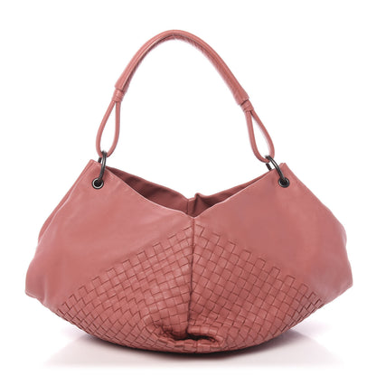 Bottega Veneta Nappa Intrecciato Aquilone Fortune Cookie Hobo Quarzo 1 of 12