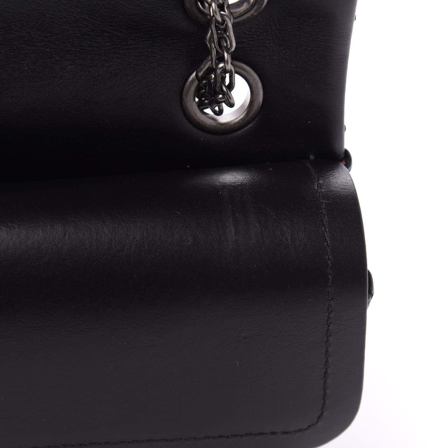 Chanel Aged Calfskin Quilted 2.55 Reissue 225 Flap Black 8 of 12