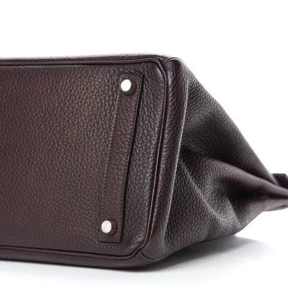 Hermes Togo HAC Birkin 32 Chocolate 7 of 14