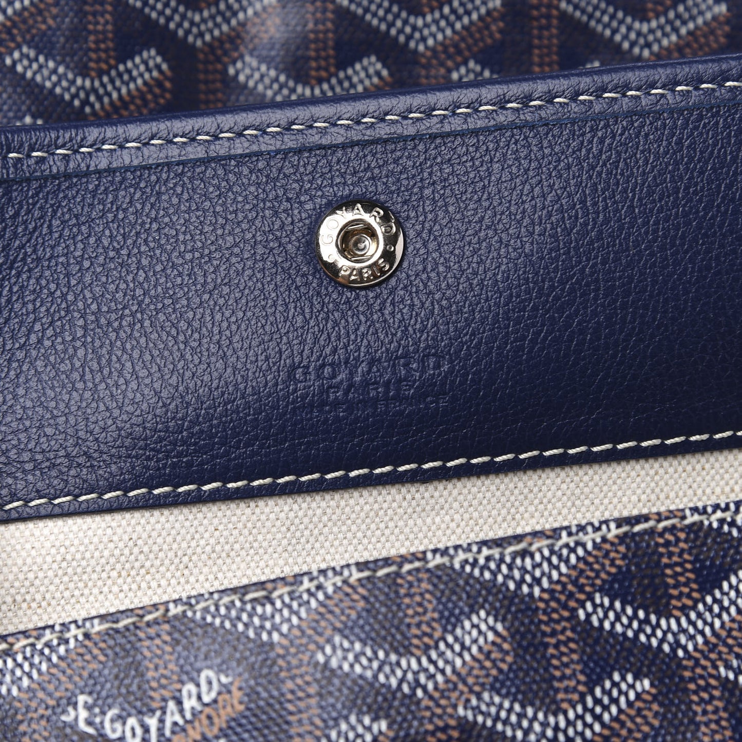 Goyardine Saint Louis PM Navy