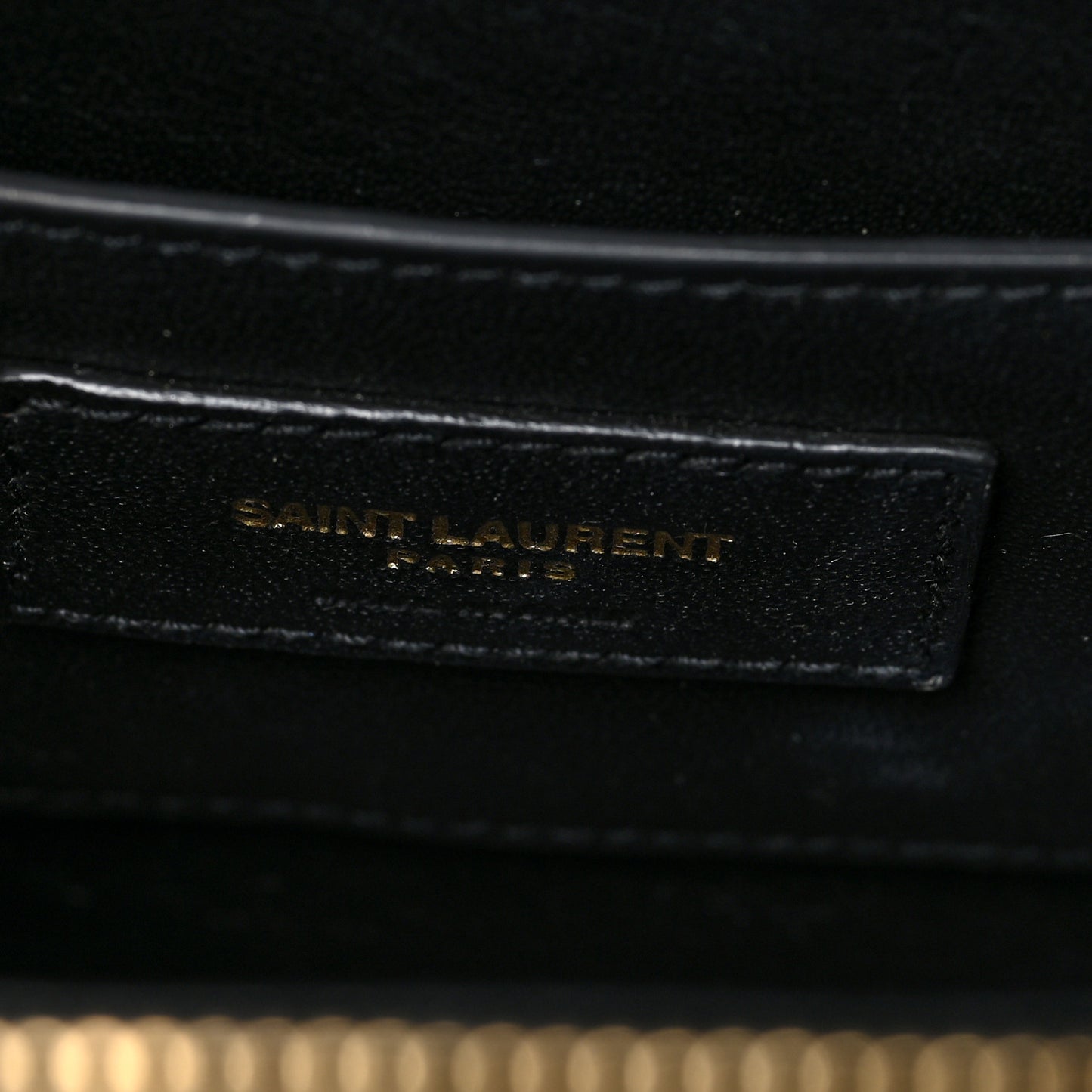 Patent Matelasse Monogram Vicky Vanity Black