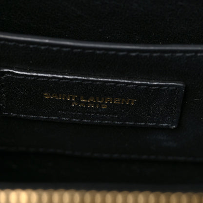Saint Laurent Patent Matelasse Monogram Vicky Vanity Black 6 of 8