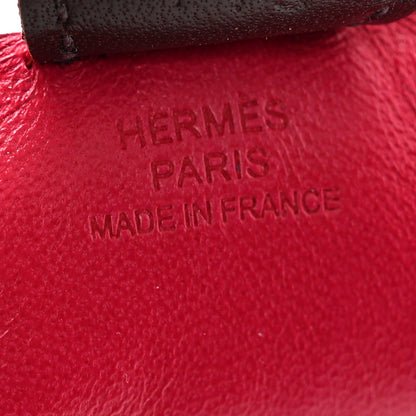 Hermes Milo Lambskin Grigri Rodeo Horse Bag Charm PM Rose Sakura Framboise Rouge Sellier 4 of 4