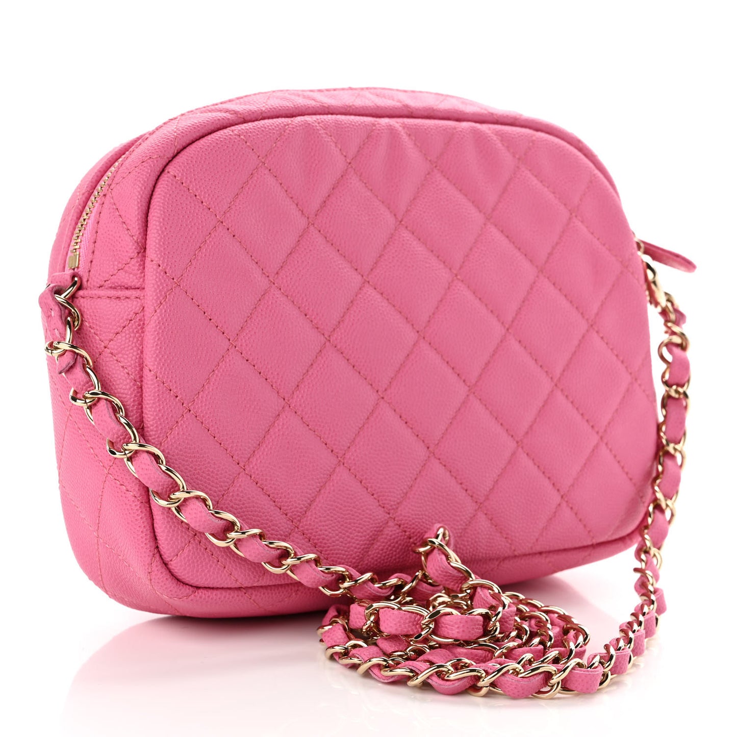 Caviar Quilted CC Day Camera Case Pink