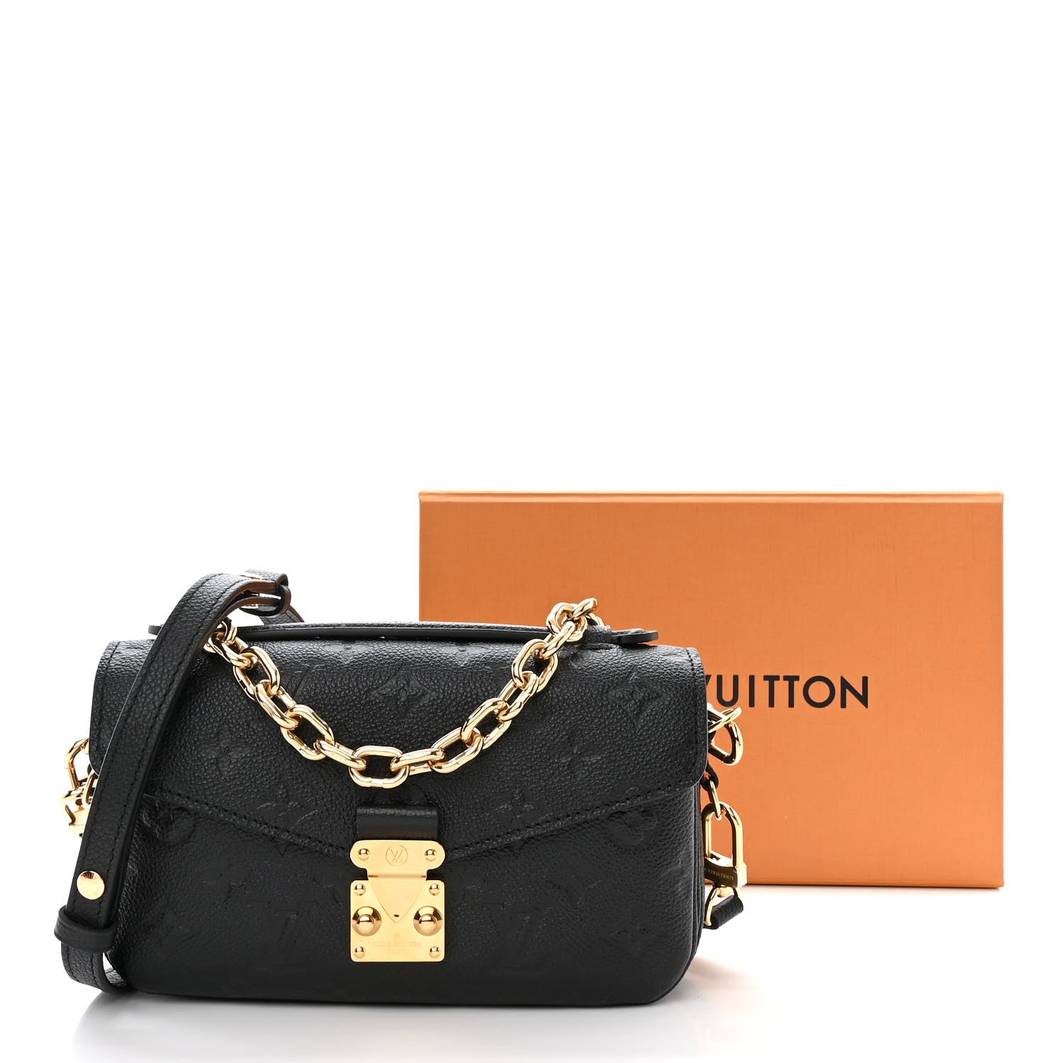 Louis Vuitton Empreinte Pochette Metis East West Black 10 of 10