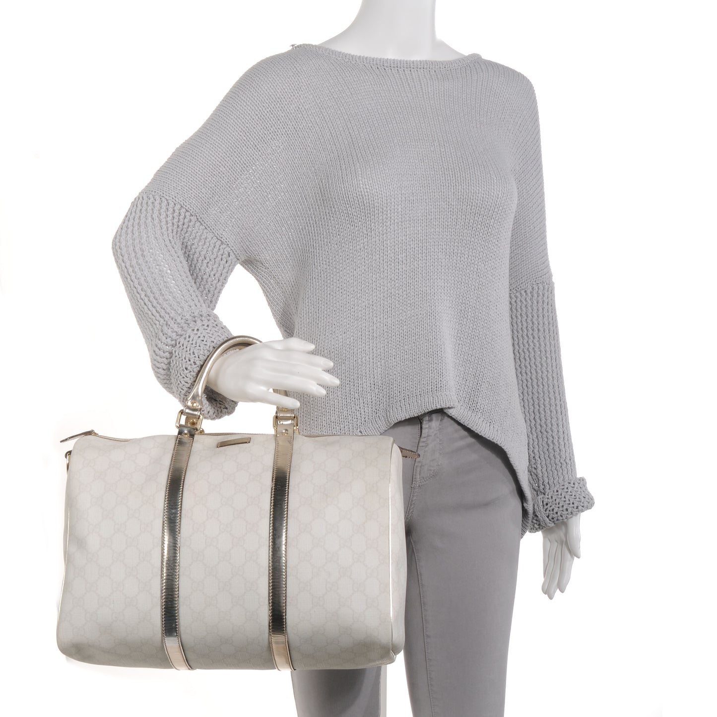 Monogram Large Joy Boston White