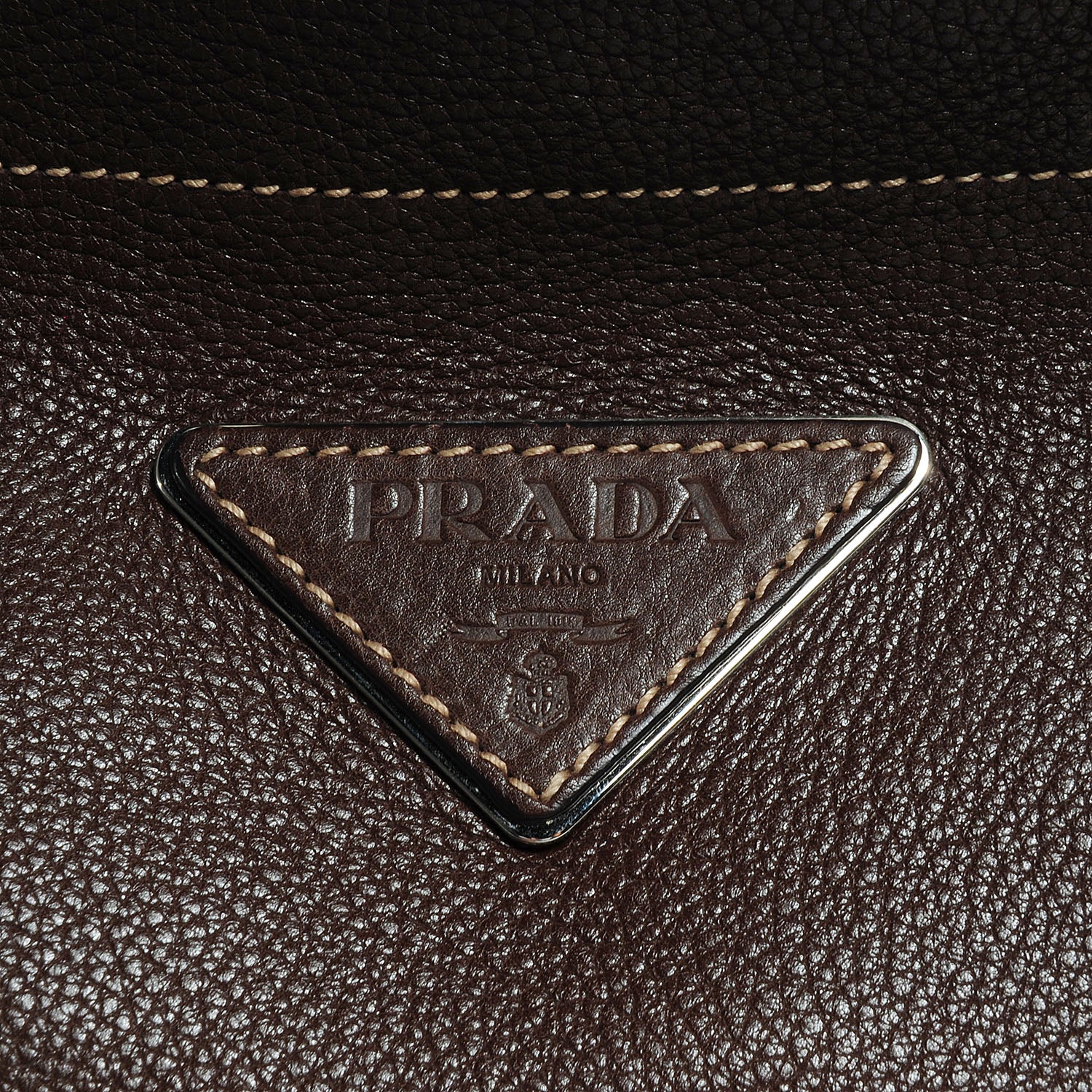 Prada Vitello Daino Rope Hobo Caffe 8 of 8