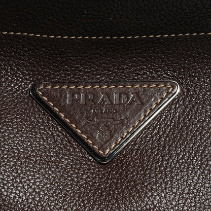 Prada Vitello Daino Rope Hobo Caffe 8 of 8