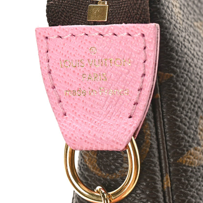 Louis Vuitton Monogram 2022 Christmas Animation Paris Mini Pochette Accessories Pink 6 of 8
