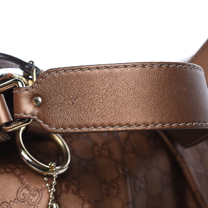 Gucci Guccissima Medium Sukey Hobo Bronze 13 of 16
