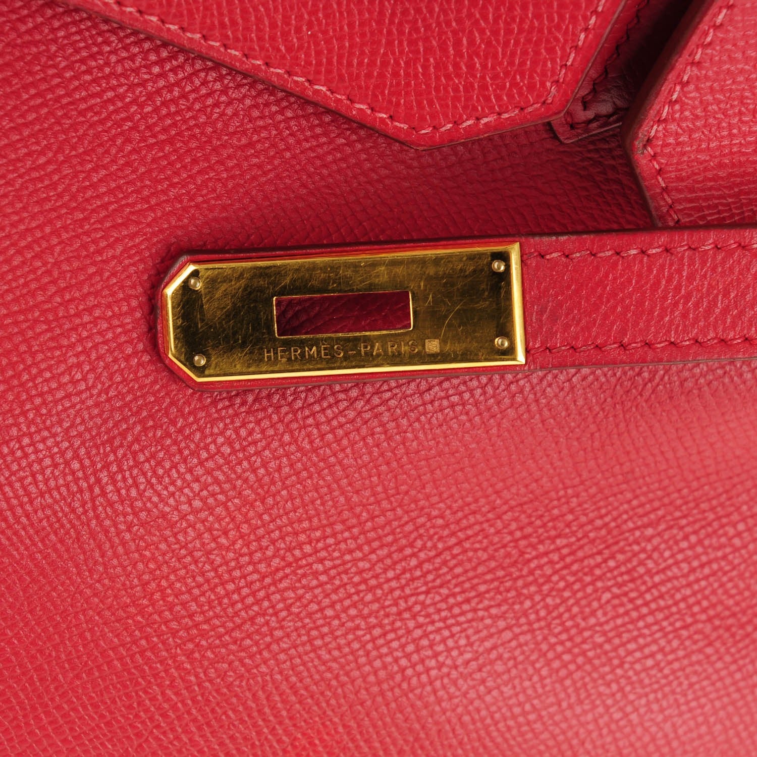 Hermes Courchevel HAC Birkin 32 Rouge 10 of 29
