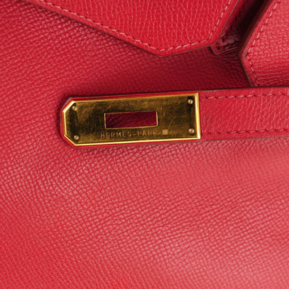 Hermes Courchevel HAC Birkin 32 Rouge 10 of 29