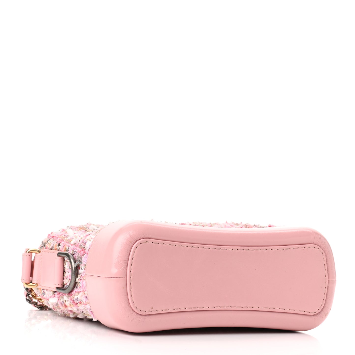 Tweed Calfskin Small Gabrielle Hobo Light Pink