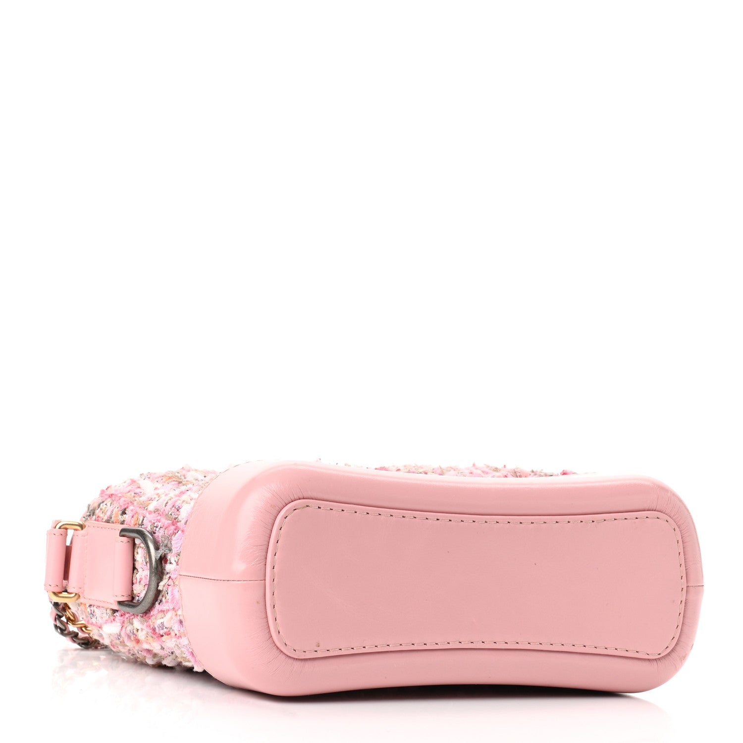 Chanel Tweed Calfskin Small Gabrielle Hobo Light Pink 4 of 10