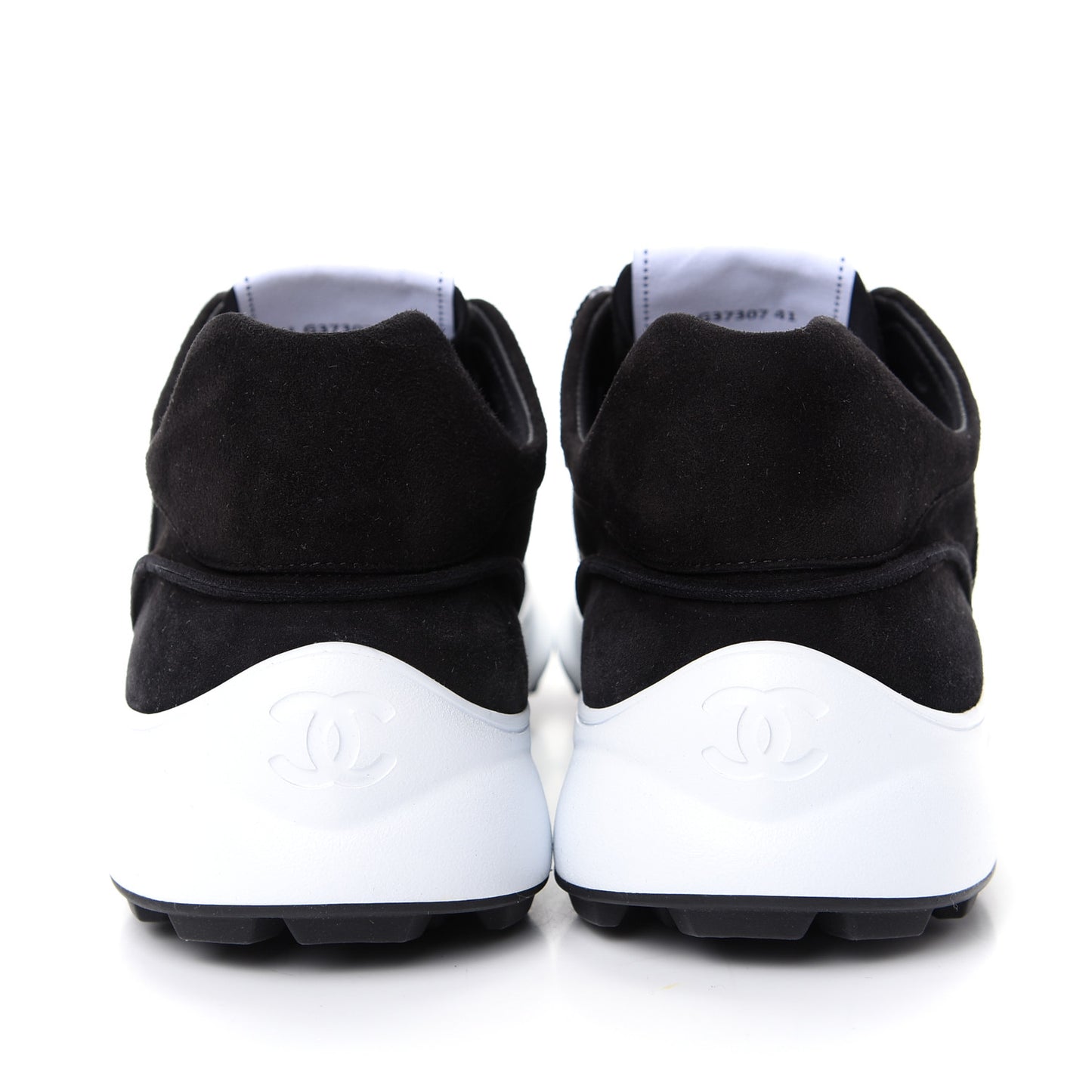 Suede Goatskin CC Sneakers 41 Black