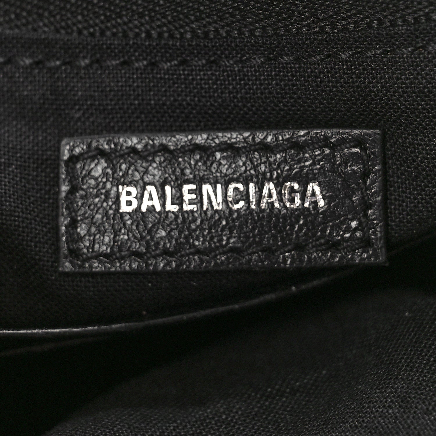 Balenciaga Agneau Arena Le Cagole Mini Purse With Chain Black 6 of 8