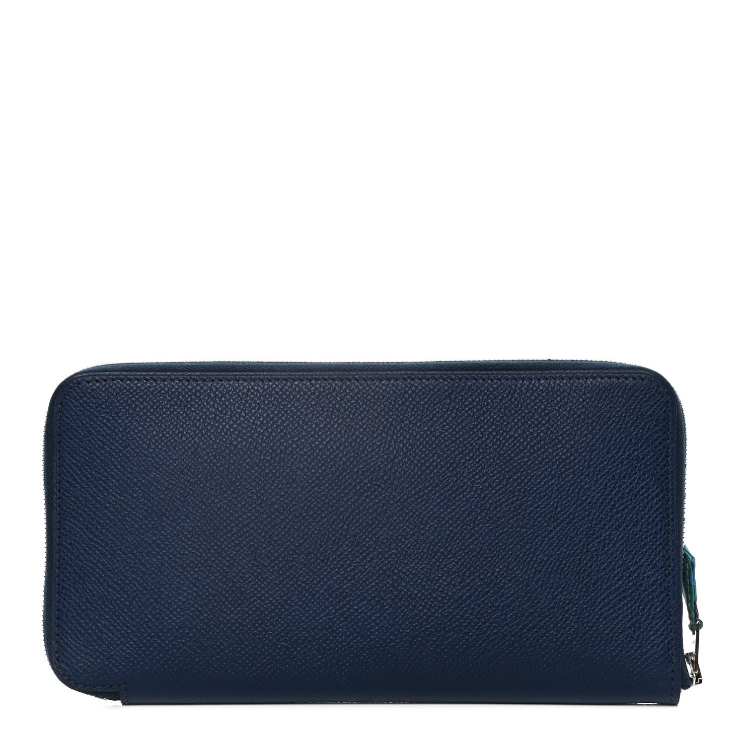 Hermes Epsom Silk'In Wallet Bleu Saphir 1 of 10