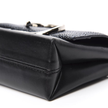 3.1 Phillip Lim 3.1 Calfskin Stingray Embossed Micro Alix Crossbody Bag Black 7 of 10