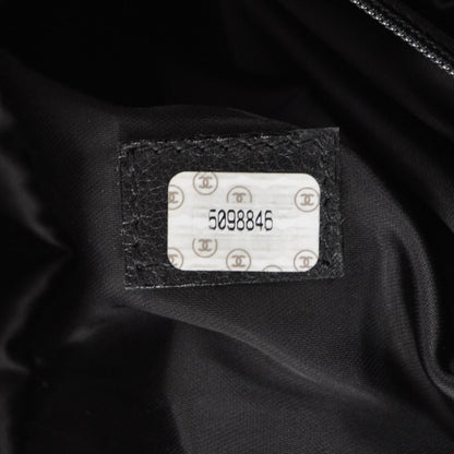 Chanel Suede and Tortoise Drawstring Tote 9 of 10