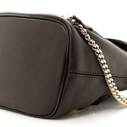 Chloe Suede Calfskin Mini Faye Backpack Carbon Brown 8 of 9